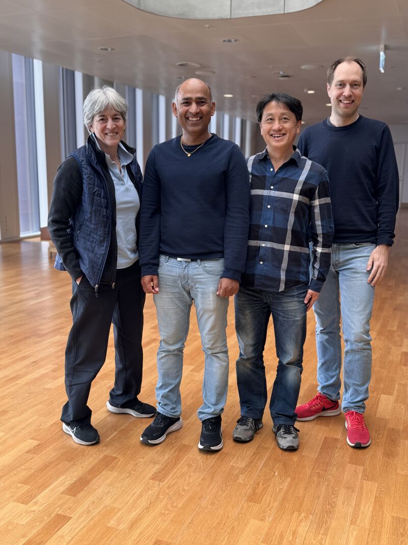 Left to right: Executive Director Professor Juleen R. Zierath, Associate Professor Atul S. Deshmukh, Executive Director Professor Kei Sakamoto, and Professor Simon Rasmussen. Courtesy of the Novo Nordisk Foundation Center for Basic Metabolic Research